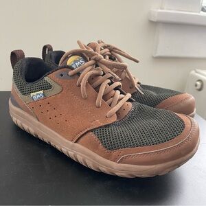 Lems Primal Zen Brown Suede Woodland Minimalist Outdoor Shoes Men's Size 8.5